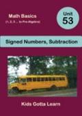 Math Basics (1, 2, 3 ... to Pre-Algebra); Unit 53