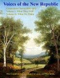 Voices of the New Republic Connecticut Towns 1800-1832 What We Think