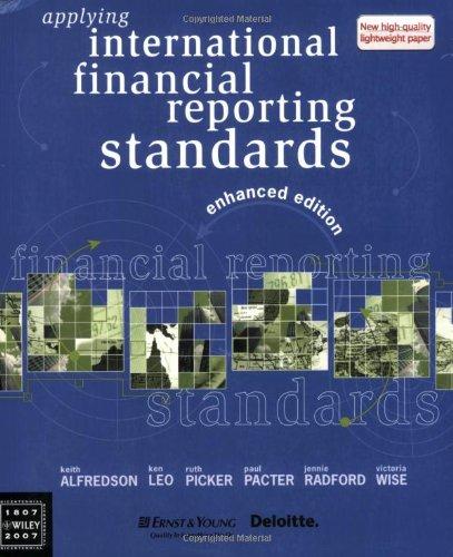 Applying  International Financial Reporting Standards