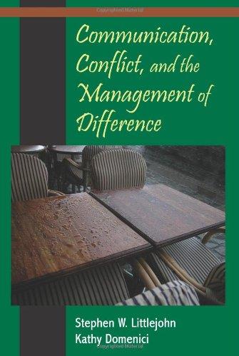 Communication, Conflict, and the Management of Difference